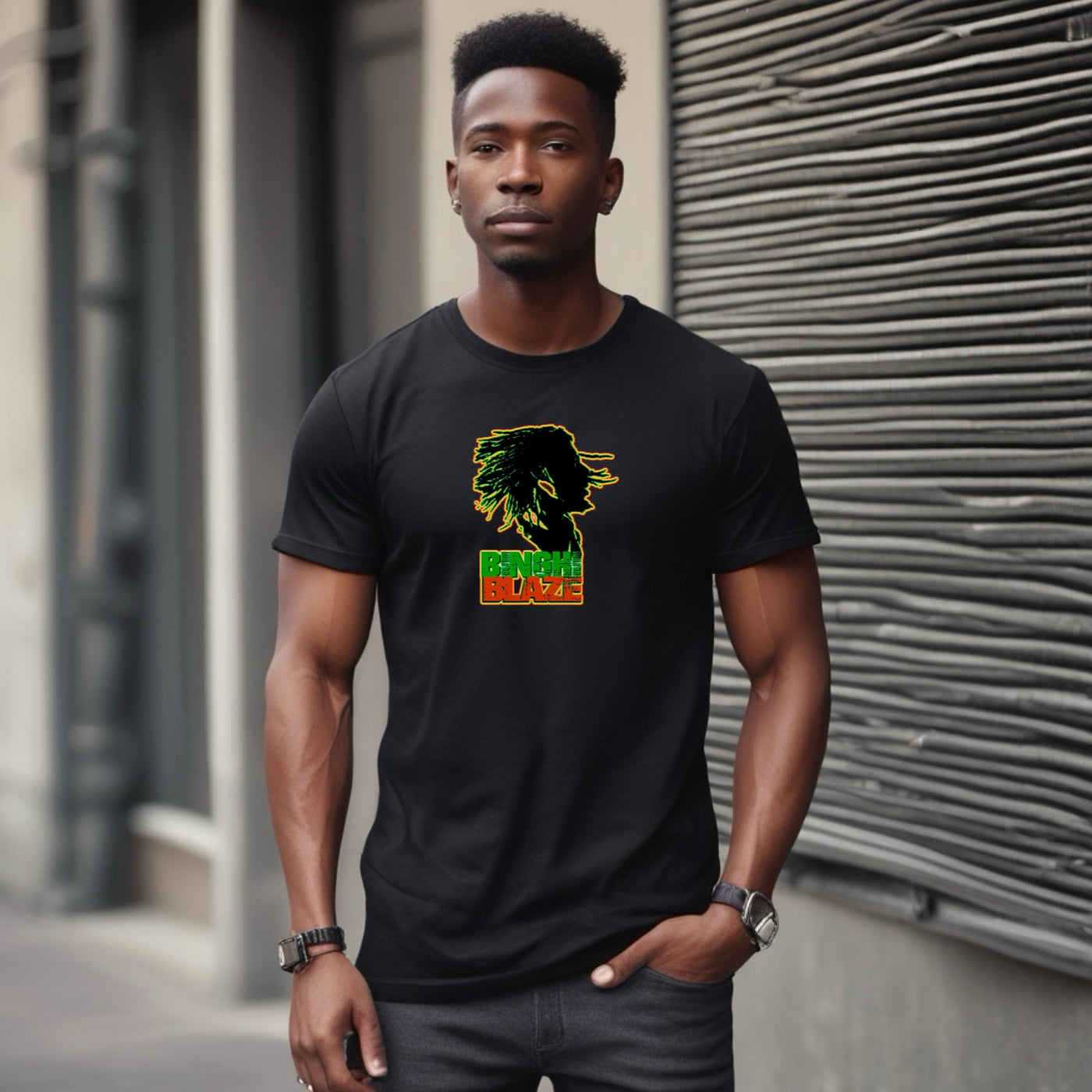 Binghi Blaze mens Tshirt