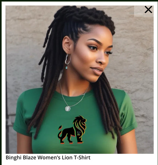 Binghi Blaze Women’s Lion T-Shirt