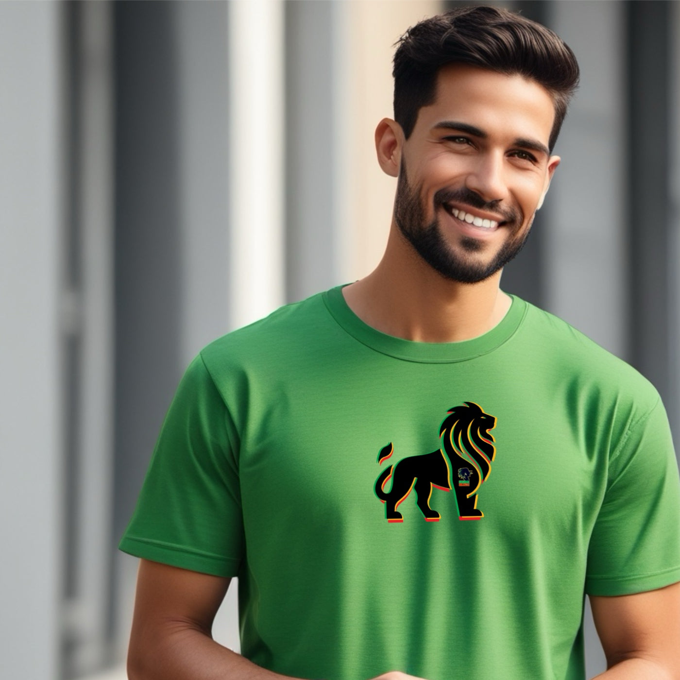 Binghi Blaze Mens Lion Tshirt