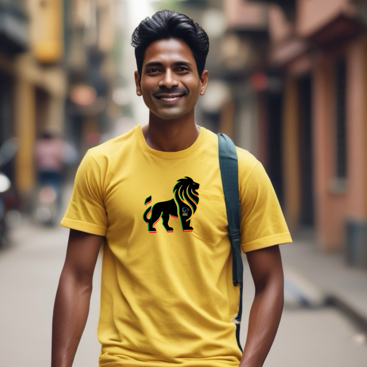 Binghi Blaze Mens Lion Tshirt