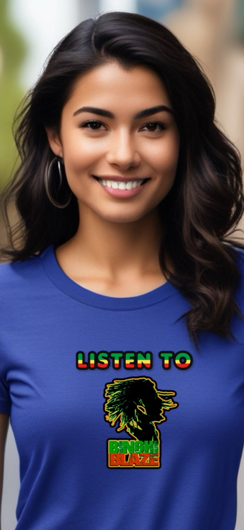 Women’s listen to Binghi Blaze Tshirt