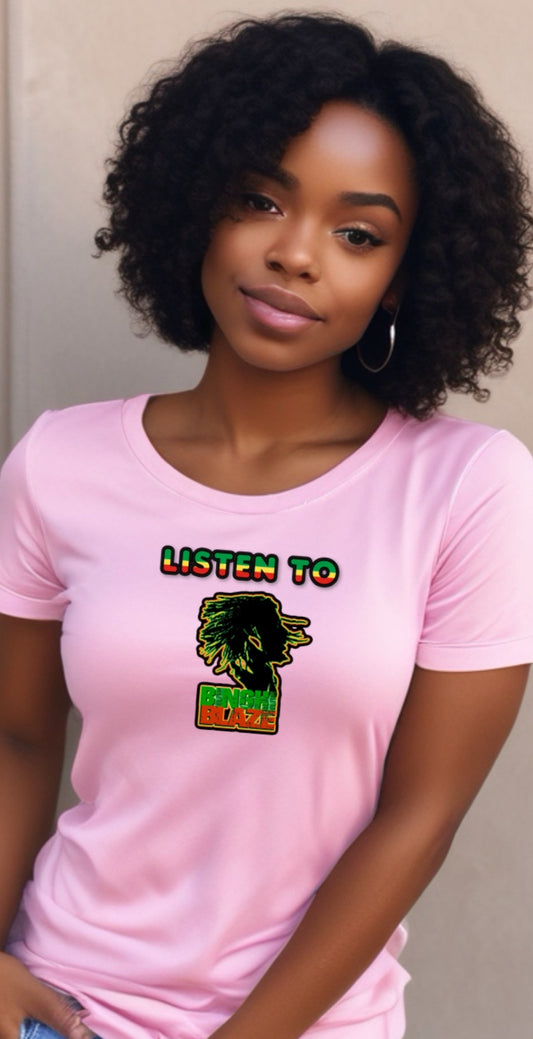 Women’s listen to Binghi Blaze Tshirt
